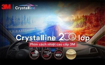 PHIM CÁCH NHIỆT 3M CRYSTALLINE XE 4-5 CHỖ